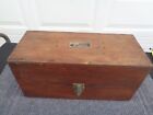 Vintage LAST WORD SALES Co. Wood Storage Box - Empty - 16