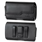 AGOZ Leather Belt Clip Pouch Holster Case for iPhone 15 14 13 FITTED w/ Otterbox