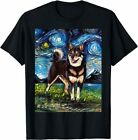 NEW LIMITED Shiba Inu Sttarry Night Cute Dog Premium Great Gift T-Shirt S-5XL