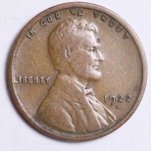1922-D Lincoln Wheat Cent Penny LOWEST PRICES ON THE BAY!  FREE SHIPPING!