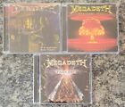 Megadeth The System Has Failed, Greatest Hits Back To The Start & Endgame CD Lot