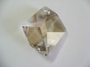Swarovski Crystal Pendant    Silver Shade Cosmic   40 x 32mm  Off-sided Triangle