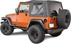 Convertible Soft Top Roof Fits 1997-2006 Jeep Wrangler TJ - No Upper Door Skins (For: Jeep TJ)