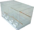Medium Breeding Cage with Divider, 30 X 18 X 18 White