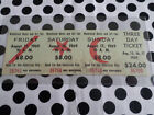 Water Damaged  Authentic 1969 3 Day Woodstock Concert $24 Ticket SN 35760