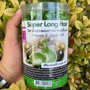 Super Long Hair serum Green Vitamin E Growth Hair Faster Treatment 150 beads