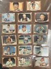 1955 bowman baseball Lot Of 17 Cards Lower Grade/condtion With Creases
