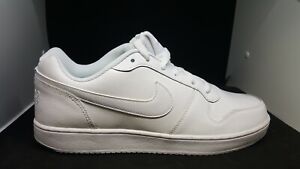 Nike Mens Ebernon Low Triple White Basketball Casual Shoes Sneakers AQ1775-100