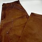 Carhartt B136 CHT Double Knee Carpenter Work Pants 34x32 UNION MADE IN USA