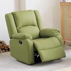 Faux Leather Lazy boy Manual Recliners,Lounge Seat Overstuffed Reclining Chair