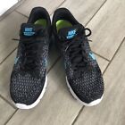 Mens Nike Air Max Sequent 2 Athletic Running Gym Shoes Size 11 Black/Grey/Blue