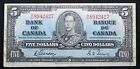 New ListingCANADA 1937 $5 Banknote HIGHER GRADE Very Collectable