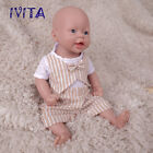 IVITA 15'' Reborn Baby BOY Doll Newborn Lifelike Baby Accompany Silicone Dolls