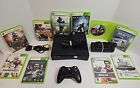 XBox 360 S Slim Console 10 GAME MEGA BUNDLE! CLEANED/TESTED! SHIPS FREE 🔥