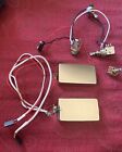 Emg 81 89r Active Humbucker Pickup Set . Chrome . With Pots And Wiring