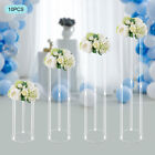 10 Pcs Acrylic Flower Stand Wedding Centerpiece Bouquet Backdrop Decor HOT