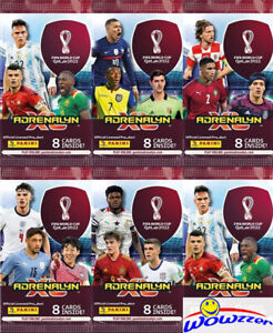 (6) 2022 Panini Adrenalyn World Cup Qatar Factory Sealed Pack-48 Cards! IMPORTED