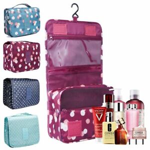 Women Travel Cosmetic Makeup Bag Toiletry Hanging Organizer Storage Case Pouch