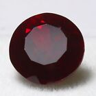 Certified Natural Mogok Deep Red Ruby 7x7 mm Round Unheated Loose Gemstone M257