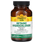 Betaine Hydrochloride with Pepsin, 600 mg, 100 Tablets