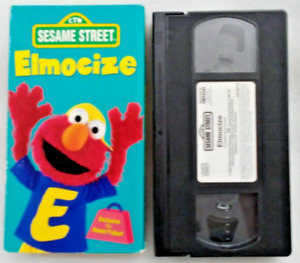 VHS Sesame Street - Elmocize (VHS, 1996, Slipsleeve)
