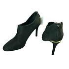 Women's Stiletto Shoes 8.5 KENSIE Platform Pump Black Micro Leather NWT 389