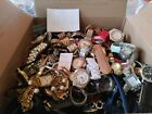21.5 lbs HUGE WRISTWATCH LOT AS - IS UNTESTED UNSEARCHED VINTAGE-NOW NO RESERVE!