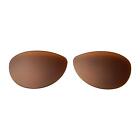 Walleva Brown Polarized Replacement Lenses For Maui Jim Baby Beach Sunglasses