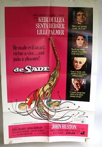 Original De Sade One Sheet Movie Poster 1SH Limited 69/289 Am Int Pictures 1969