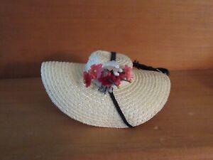 New ListingVintage Small Straw Vogue Ginny Madame Alexander Size Doll hat 1 in diameter