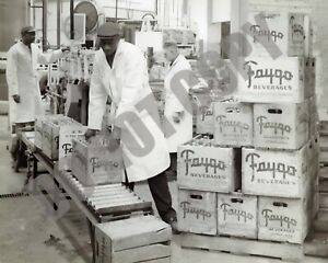 Faygo Pop In Bottling Plant in Detroit Ready To Be Shipped 8x10 Photo