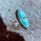 Vintage Silver Turquoise Rings Women Man Wedding Party Gifts Jewelry Size 6-10