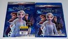 Frozen 2 II Blu-ray + DVD + Digital Code With Slipcover New Elsa And Anna