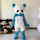 Blue/White Panda Bear Mascot Costume Fancy Party Dress Cosplay Adult Outfit Suit