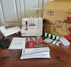Janome Coverpro 1000CPX Coverstitch Machine EXTRAS Binder Plate+ Extension Table