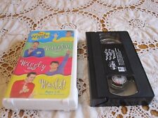 The Wiggles WIGGLY WIGGLY WORLD VHS 2001 Greg Murray Anthony Jeff Tested & Works