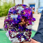 New Listing410G Natural Colorful Chalcopyrite Calci Crystal ClustRare Mineral Specimen