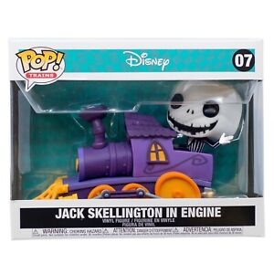 Nightmare Before Christmas Jack Skellington In Train Engine Funko Pop #07 New!