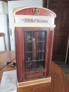SPIRIT OF ST LOUIS Vintage MINI TELEPHONE BOOTH Working Light Wall Mountable