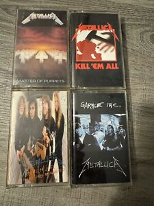 Metallica Cassettes Lot Of 4