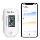 Wellue Finger Pulse Oximeter Bluetooth Blood Oxygen Saturation Monitor with App