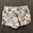Reebok Medium 7/8 Gray Athletic Shorts Training Classic Camouflage Sconce NWT