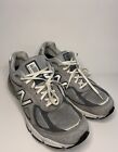 New Balance 990v4 Gray White Running Shoes Made in USA M990GL4 Men’s Size 10