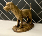 Bronze Brass Retriever Dog Paperweight