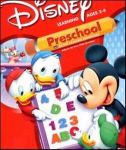 Disneys Mickey Mouse Preschool PC MAC CD learn letters colors shapes arts game