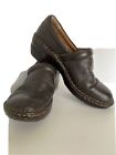 Bolo by Born Brown Leather Shoes Women Size 10 Slip on Casual Comfort