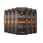 Peet's Coffee, Dark Roast Ground Coffee Major Dickason's Blend (6Bags) 10.5 oz
