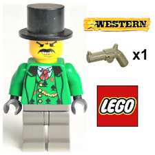 LEGO® Western: Cowboys BANDIT 3 Minifigure ww010 with Revolver **USED**