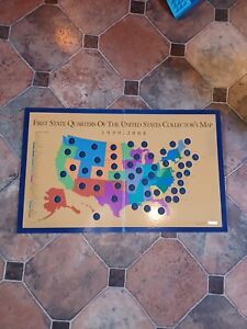 FIRST STATE QUARTERS OF THE UNITED STATES COLLECTOR'S MAP 1999-2008