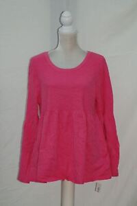 Style & Co. Women's Babydoll Angel-Sleeve Sweater (Berry Punch, XL)